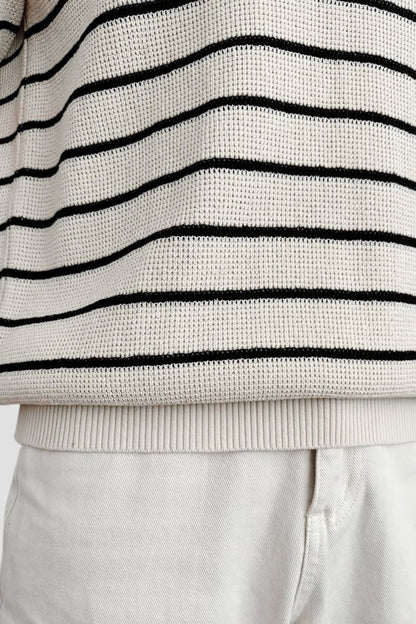 NOBA Short Sleeve Knitted High Stretch Polo